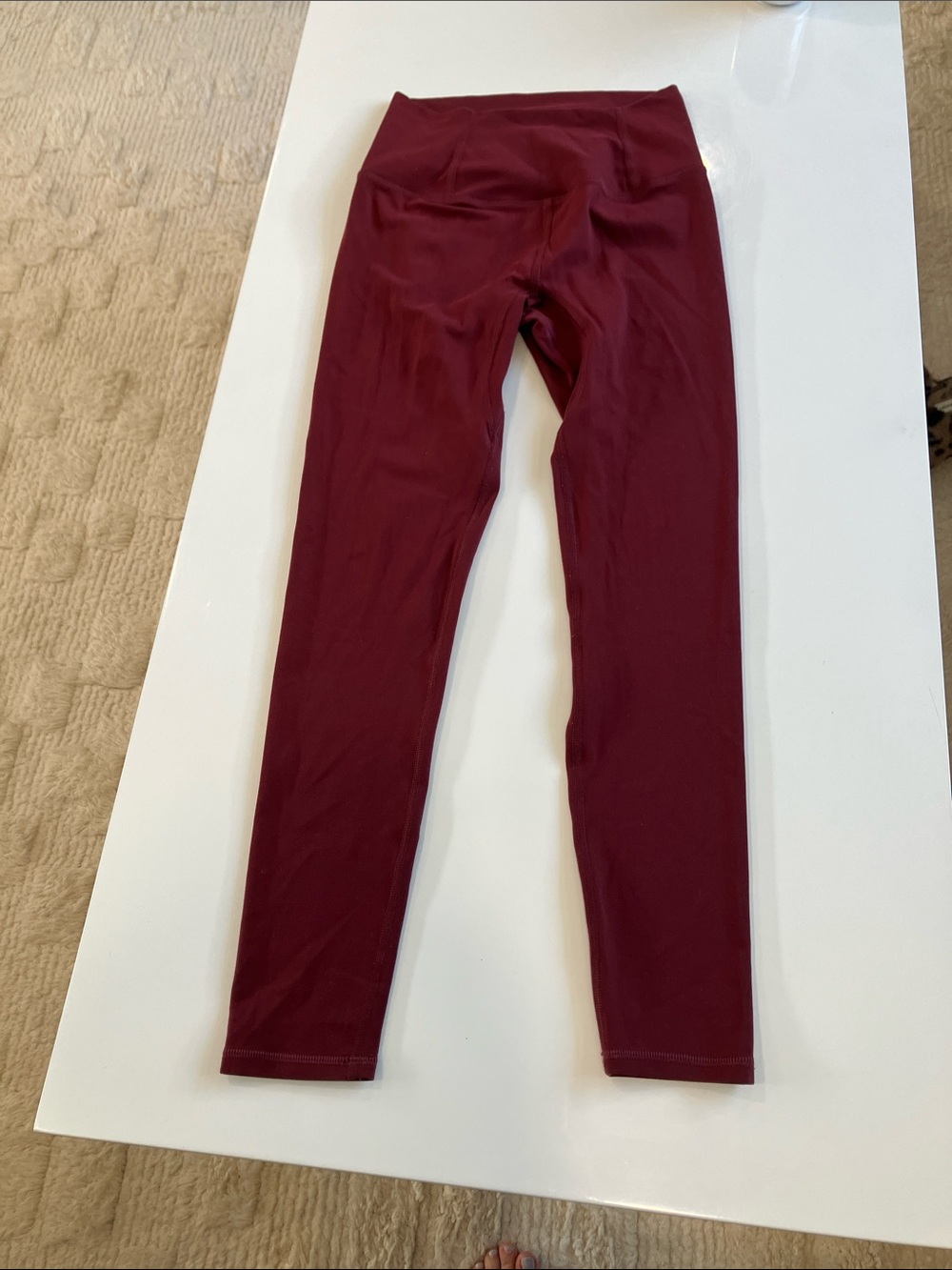 FP Movement by Free People Burgundy High-Rise Performance Leggings